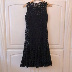 Teri Jon by Rickie Freeman Black Cocktail Dress